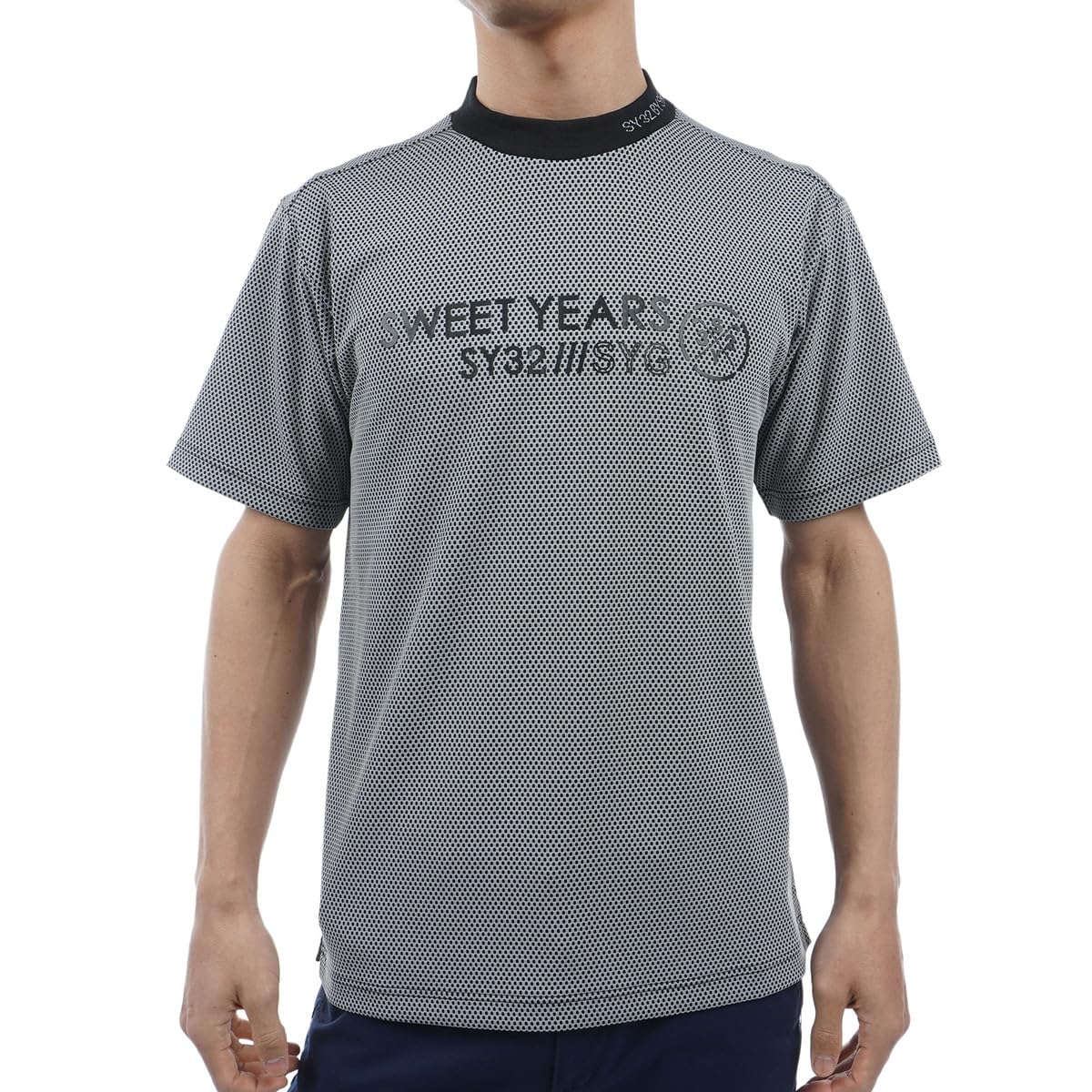 SY2 by SWEET YEARS ゴルフシャツ SYG JQ LOGO BORDER MOCK｜MEN'S - 【公式】SY32 by SWEET YEARS